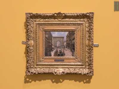 ...e la vivacissima Porte Saint-Denis a Parigi di Giuseppe De Nittis